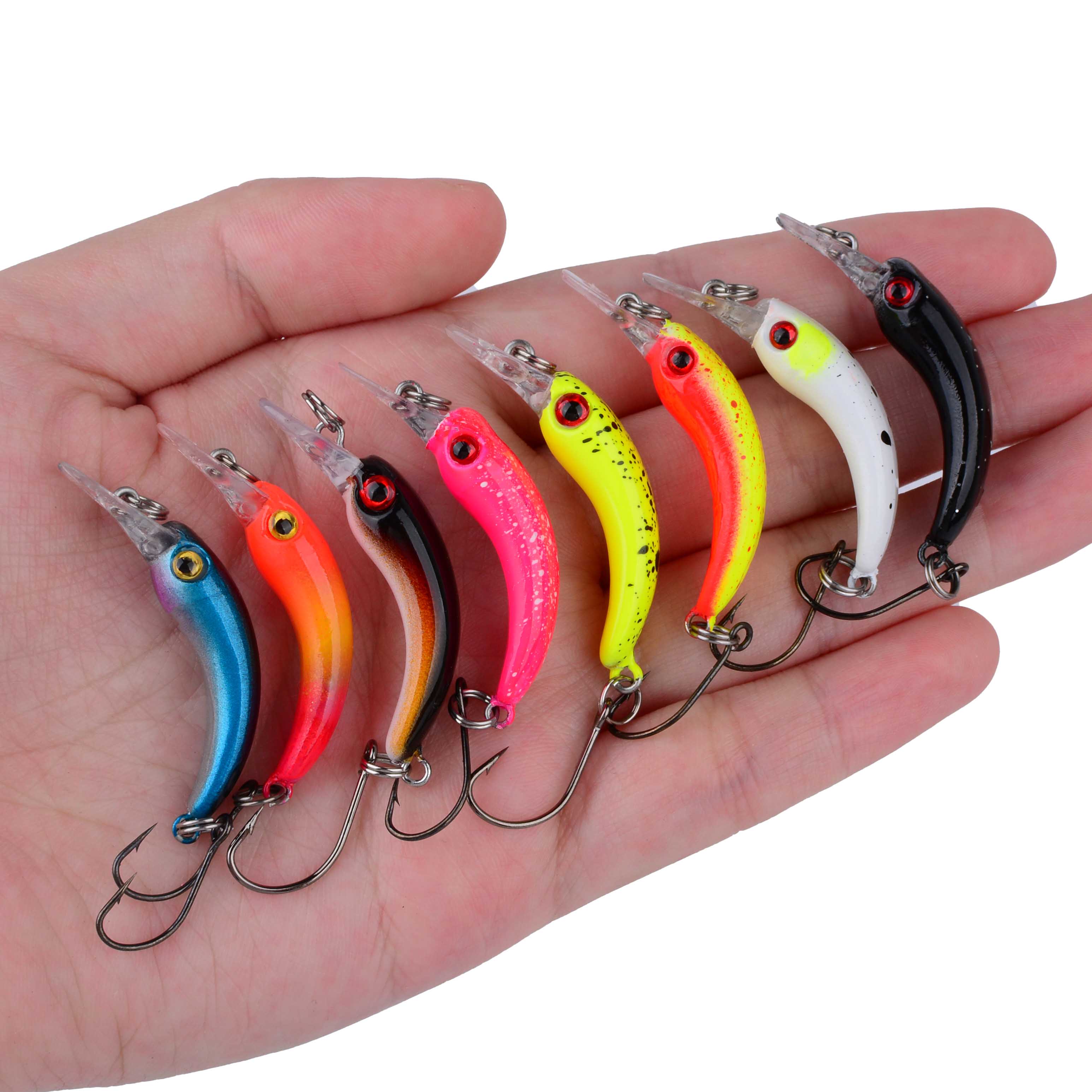 Fishing Equipment Kit - 8 шт. медленно тонущая рыболовная приманка,
