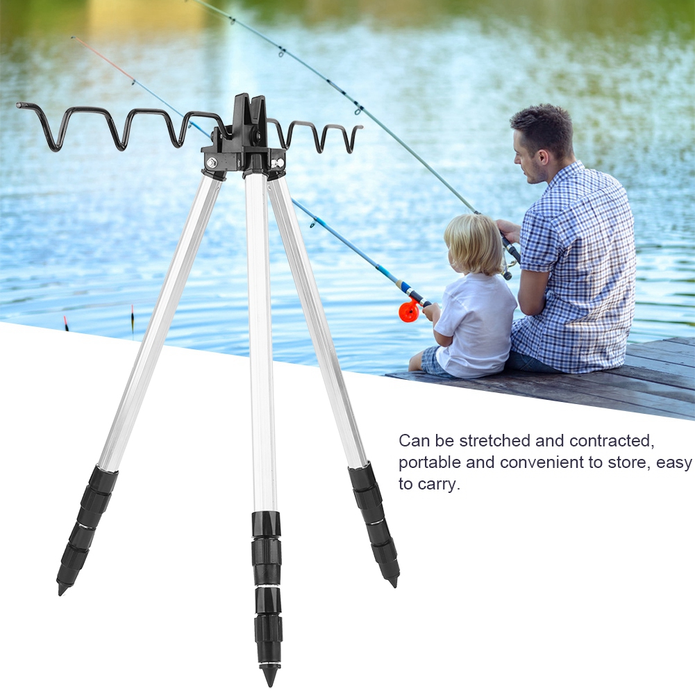 Fishing Equipment Rod - Многофункциональные подставки-треноги для удочек, телескопические треугольные