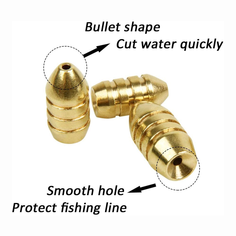 10 шт. латунный рыболовный гру – обзор и цена Fishing Equipment Shop