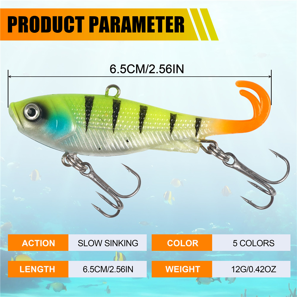 Набор из 5 мягких приманок для – обзор и цена Fishing Equipment Shop