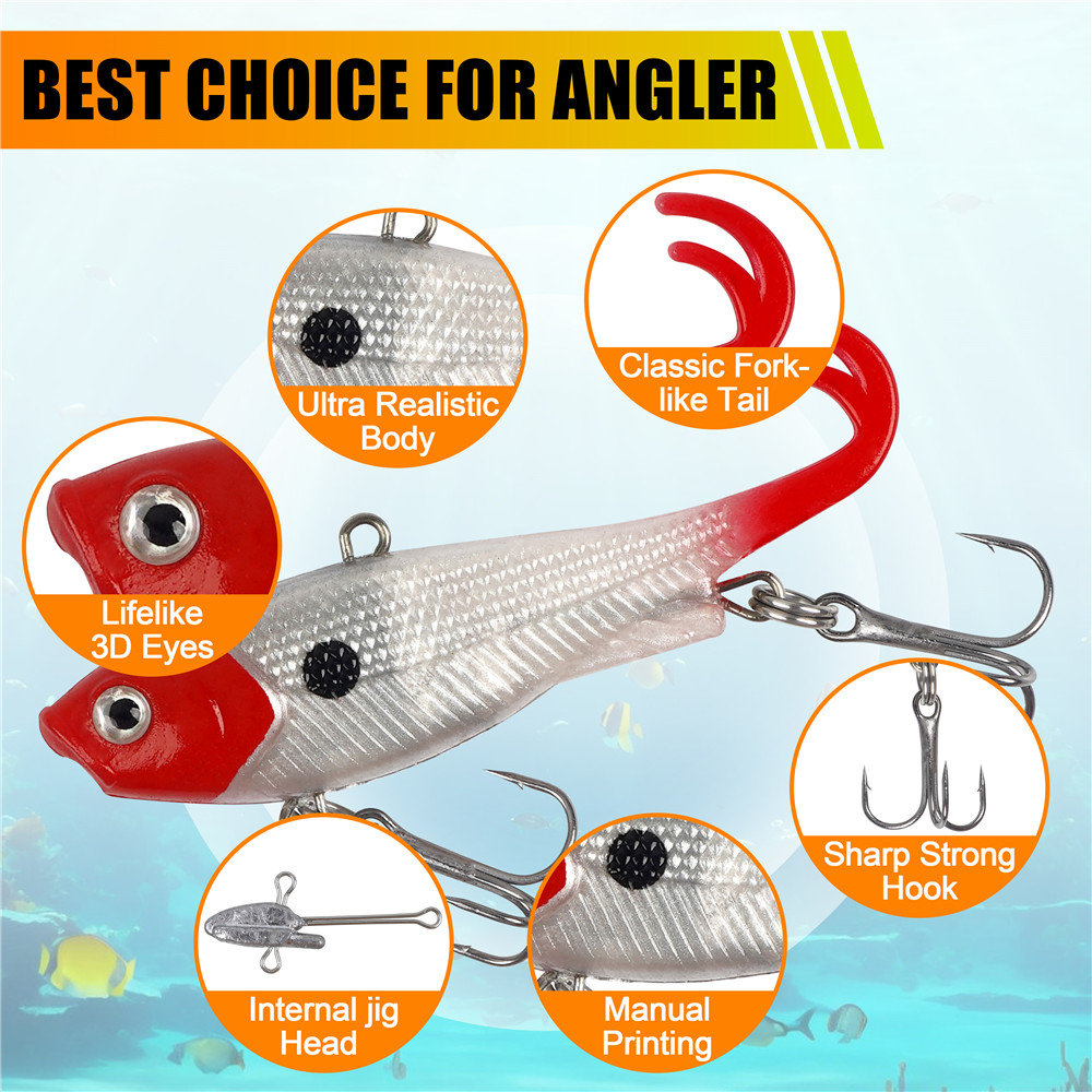 Набор из 5 мягких приманок для – обзор и цена Fishing Equipment Shop