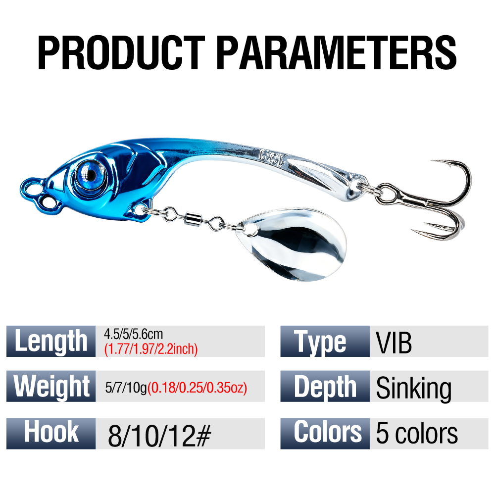 Набор из 10 металлических прим – обзор и цена Fishing Equipment Kit