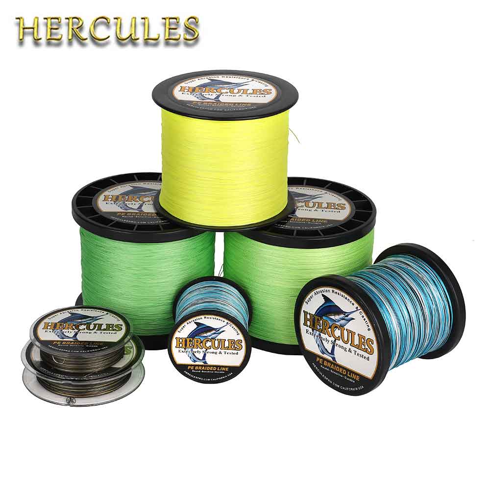 Hercules 8-прядная плетеная ле – обзор и цена Fishing Equipment Bundle