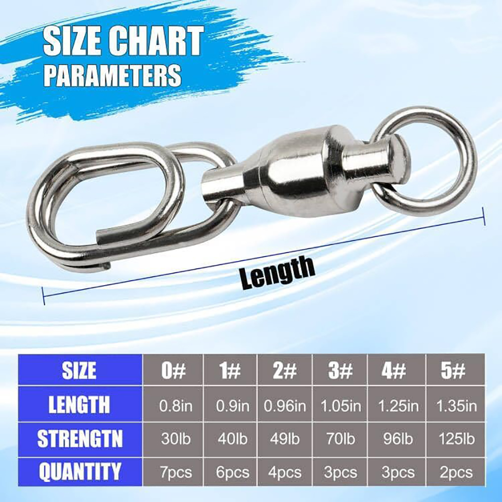 25 шт. рыболовные вертлюжки с  – обзор и цена Fishing Equipment Shop