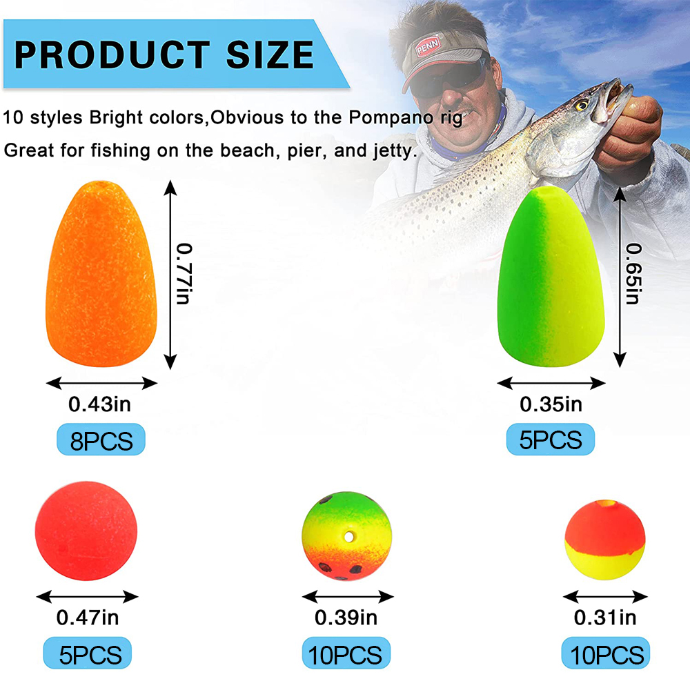 138 шт., набор поплавков для р – обзор и цена Fishing Equipment Shop
