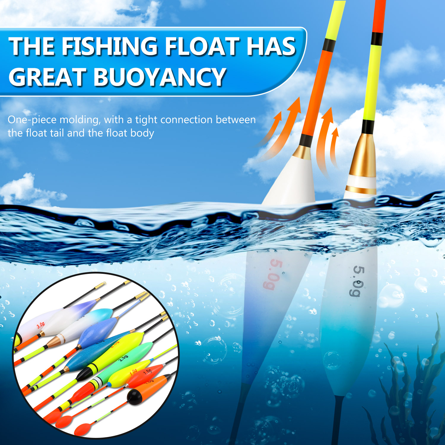 Набор поплавков из ЭВА, 10 шт. – обзор и цена Fishing Equipment Kit